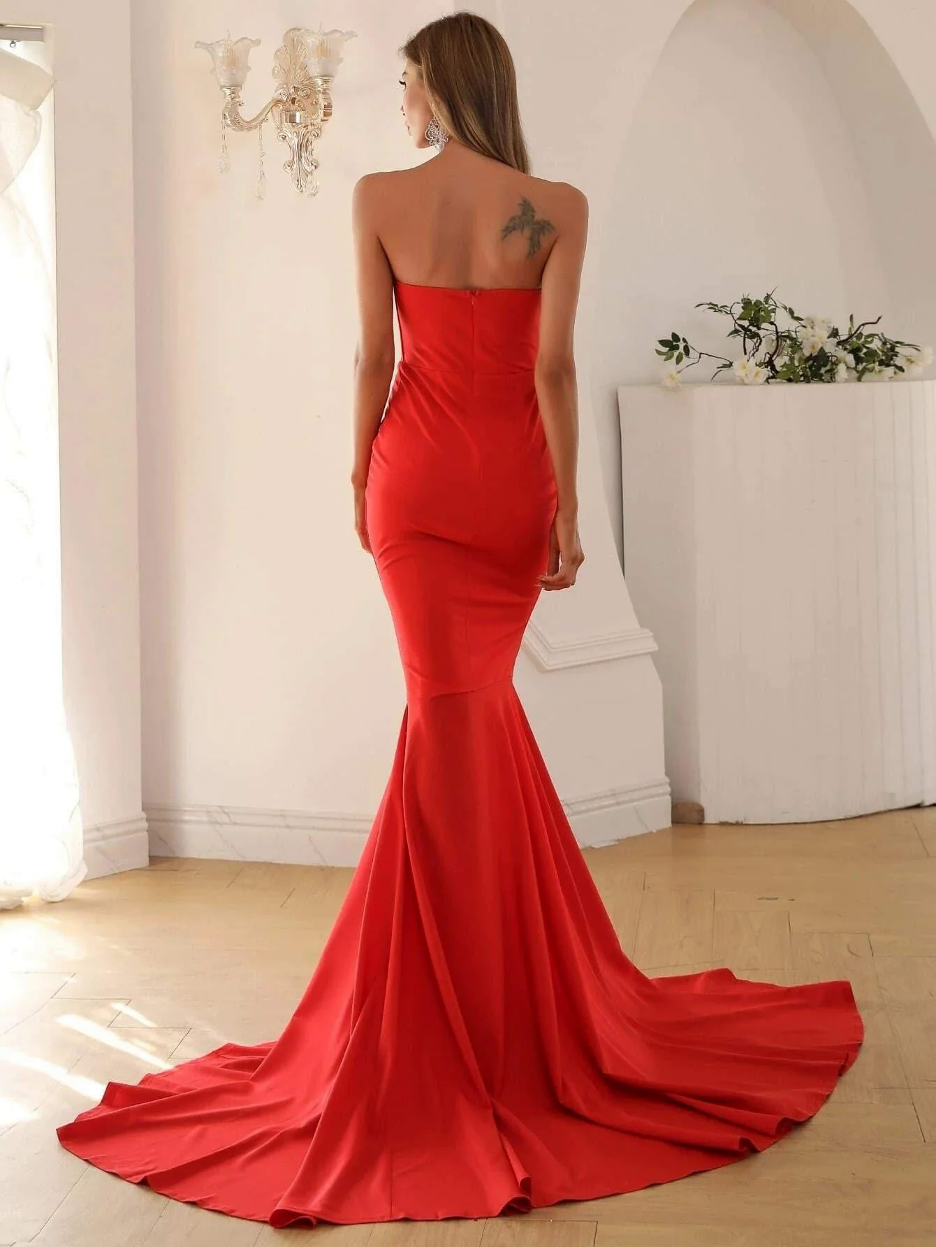 Strapless Mermaid Evening Dress FT1683